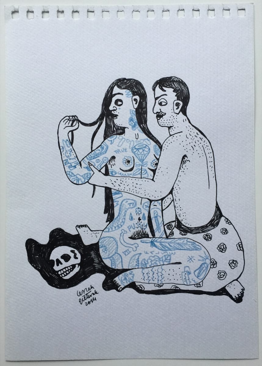 turkish-lovers-with-tattoos-2014-poor-quality-photo-nsfw